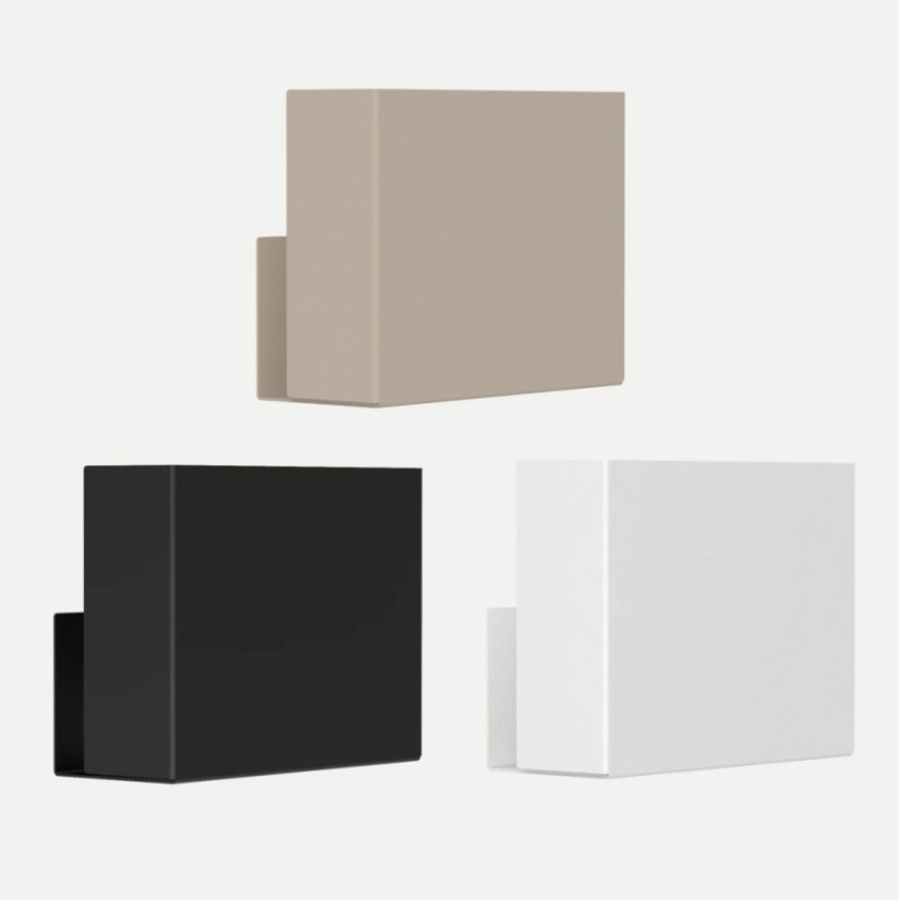 Kovový nástěnný zásobník na papírové ručníky Vilnius - Farba: Biela