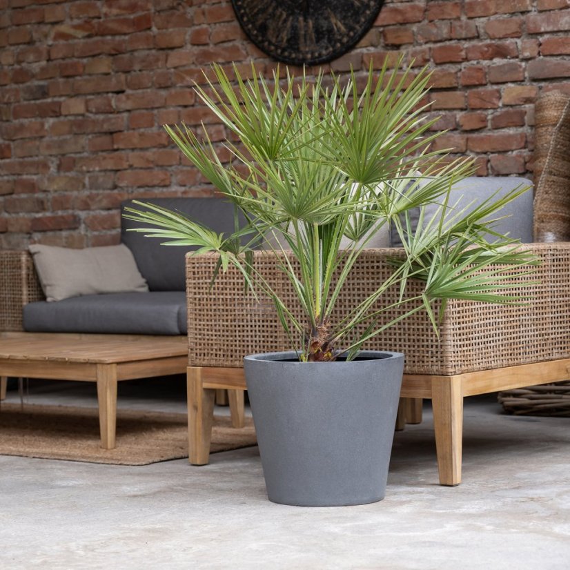 Květináč Bucket šedý