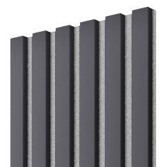 Akustický panel, Grafit, šedý filc, 30x275 cm