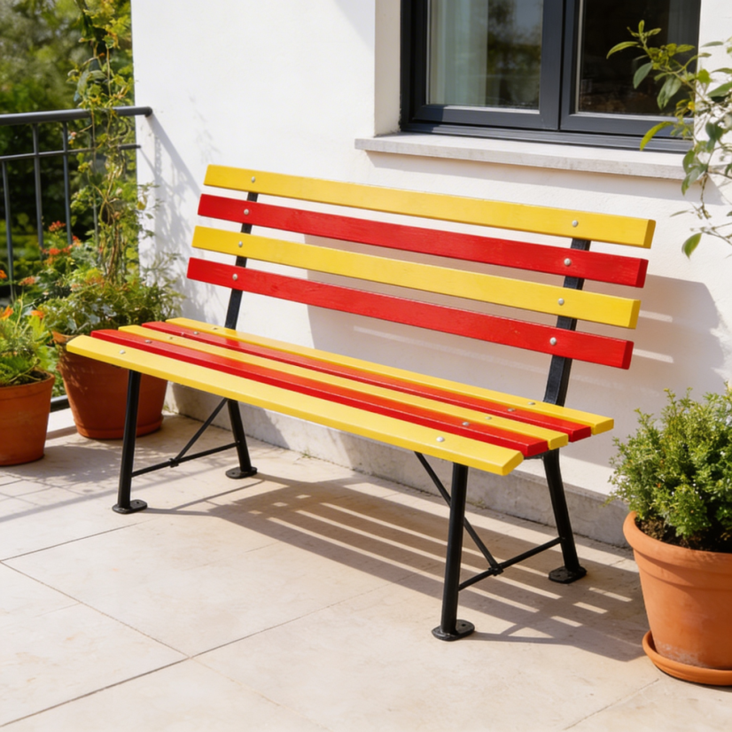 Zahradní lavice Judith barevná