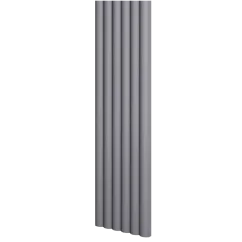 Designový panel s mikrolamelami, tvar Vag, grafit, 12x275 cm
