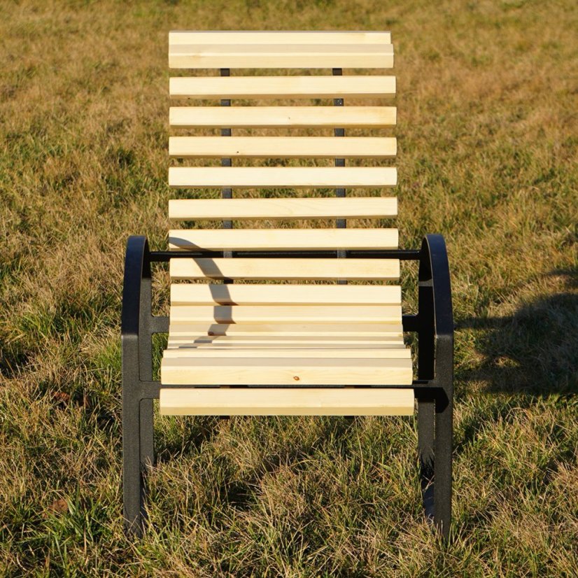 Záhradné kreslo Royal s masívnym drevom