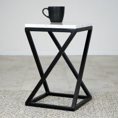 Odkládací stolek Venti s italským mramorem