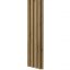 Designový obkladový panel s lamelami MINI, dub Wotan, 12,3 x 275 cm