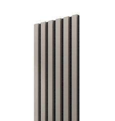 Akustický panel, Pískově béžová, černý filc, 30x275 cm