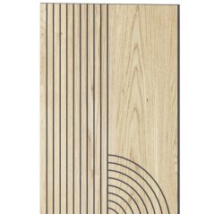 Designový obkladový panel s dubovou dýhou, vzor Osaka, 60x275 cm