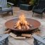 Zahradní cortenové ohniště