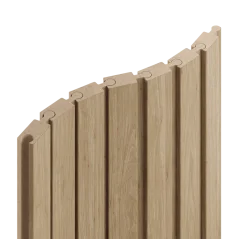 Obkladový panel PUZZLE pro zakřivené stěny, 4,6 x 275 cm, Dub Natura