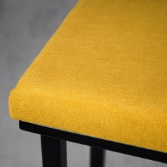 Barová stolička Camilo s čalouněným sedákem