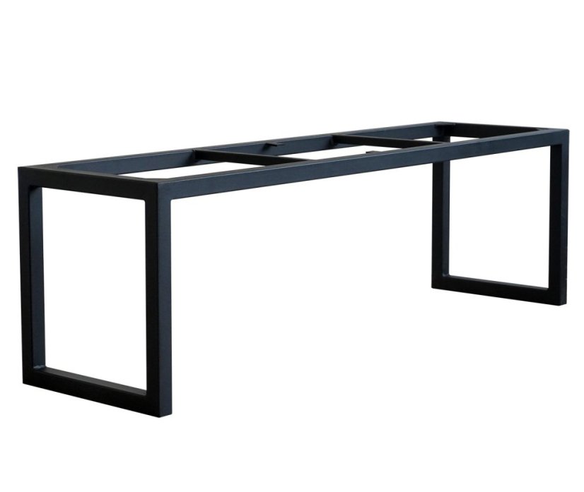 Konstrukce kovové lavice Thin - Délka: 1200 mm