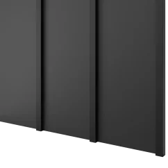 Designový obkladový panel Japandi, černý mat, 30x275 cm