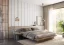 Designový obkladový panel Japandi, bílý mat, 30x275 cm