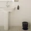 Kovový nástěnný držák mýdla Basel - Barva: Černá