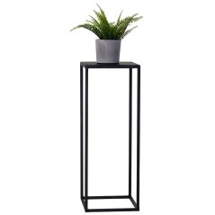 Odkládací stolek Alma / černý s jemnou strukturou