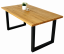 Jídelní stůl s masivní dubovou deskou Verano - Rozměry stolové desky: 1900 x 1000 mm
