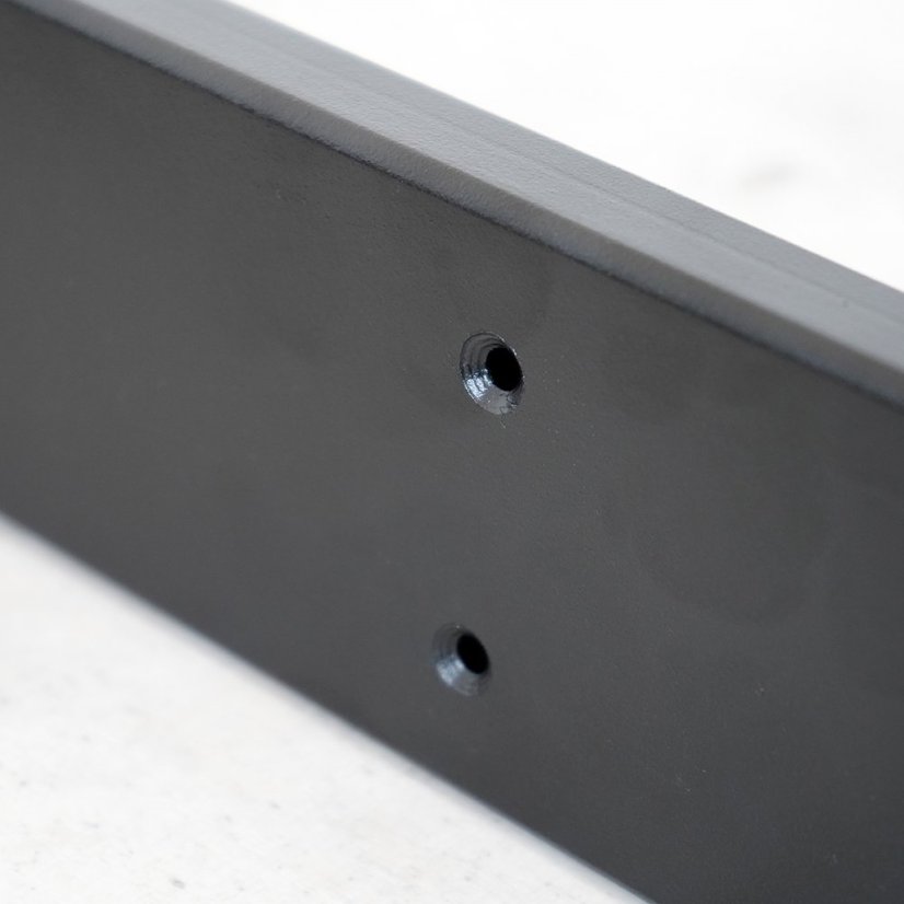 Sada kovových nôh "O" k jedálenskému stolu - Šírka: 600 mm