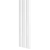 Designový panel s mikrolamelami, tvar Vik, bílý mat, 12x275 cm