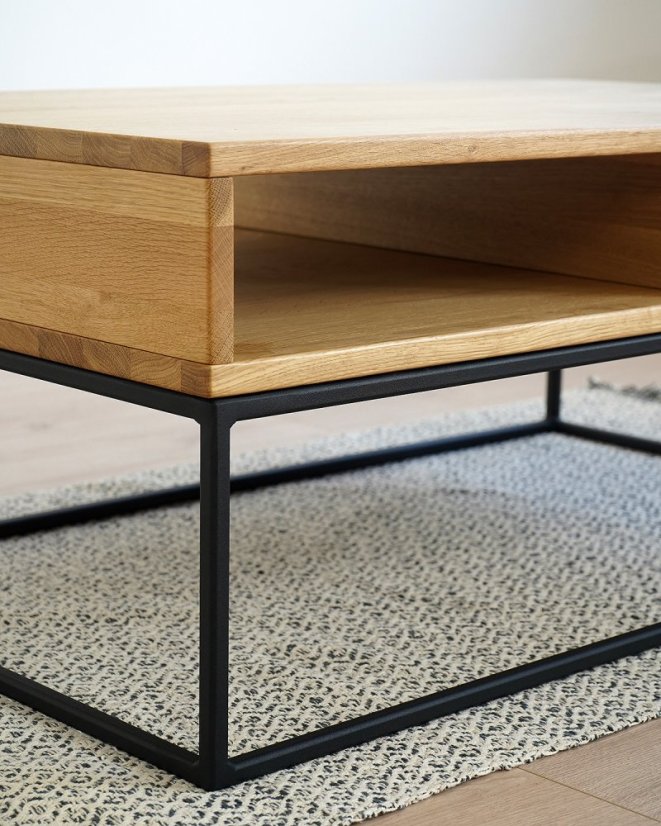 Konferenční stolek Duo z dubového masivu