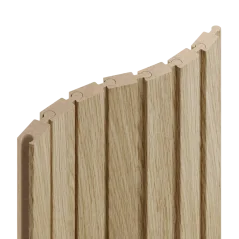 Obkladový panel PUZZLE pro zakřivené stěny, 4,6 x 275 cm, Evropský dub