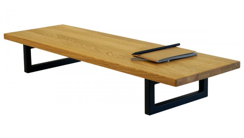 Podstavec pod monitor Base s masivní dubovou deskou