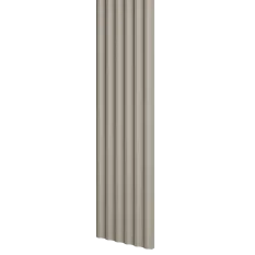 Designový panel s mikrolamelami, tvar Vik, pískově béžová, 12x275 cm