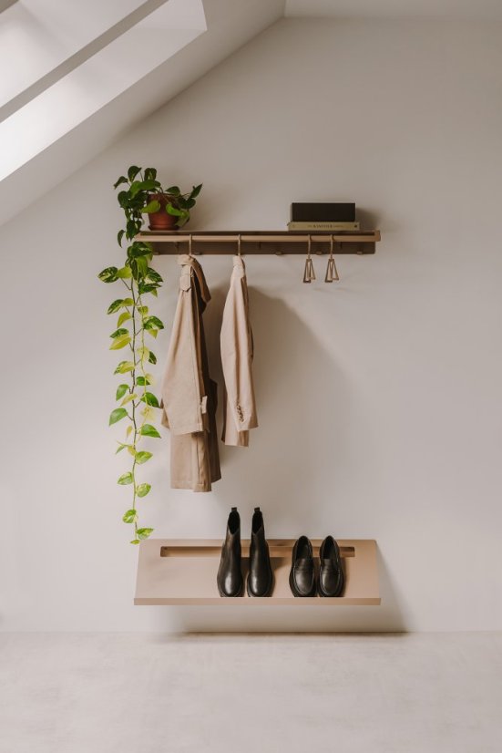 Kovové designové ramínko Gent - sada 3 ks