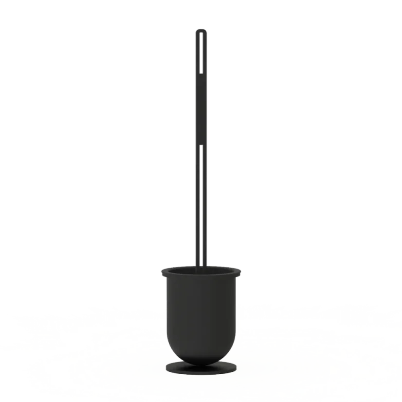 Kovový držiak so štetkou Lund - Farba: Pieskovo šedá