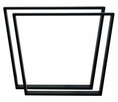 Sada kovových nohou "V" k jídelnímu stolu