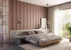 Designový obkladový panel Japandi, Mocha Mousse, 30x275 cm