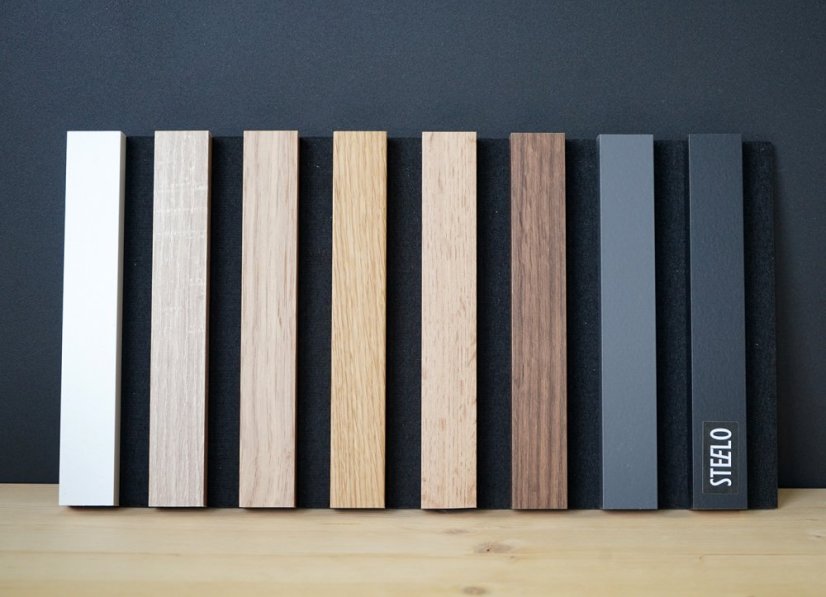 VZOREK, akustický panel, černý filc