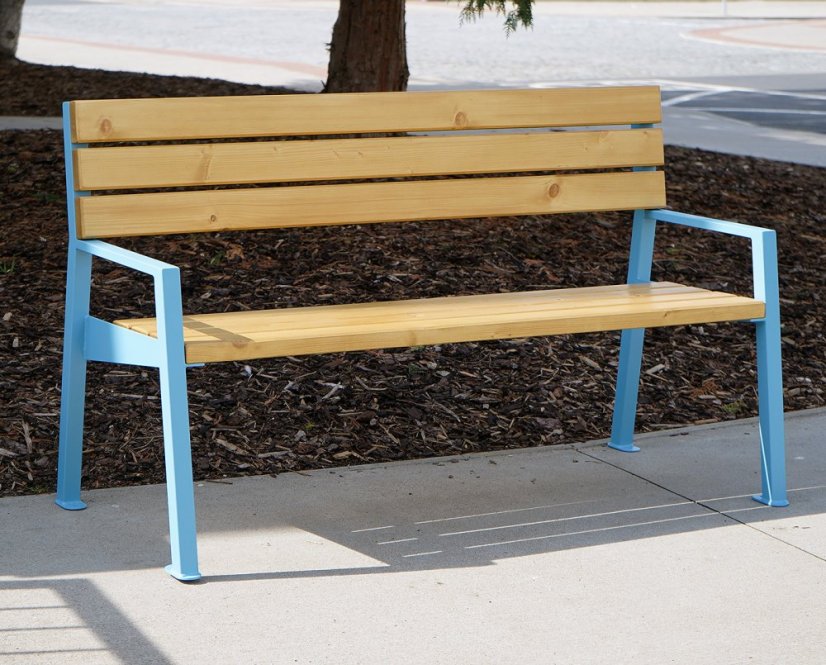 Zahradná lavica Joy - Výber lazúry dreva: antik