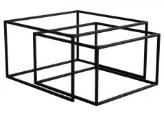 Sada kovových konstrukcí konferenčních stolků Amigo