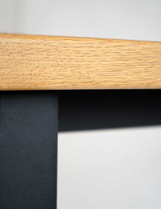 Podnožie k jedálenskému stolu Four s podperami - Pôdorysné rozmery konštrukcie: 1300 x 600