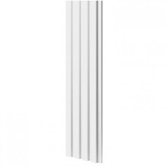 Designový obkladový panel s lamelami MINI, bílý mat, 12,3 x 275 cm