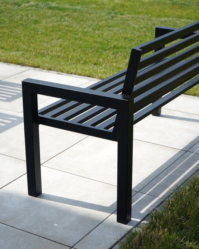 Celokovová záhradná lavica Golem