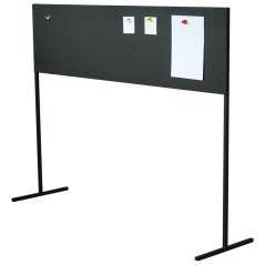 Kovový paraván, magnetická tabuľa, voľne stojaca, dĺžka 140 cm