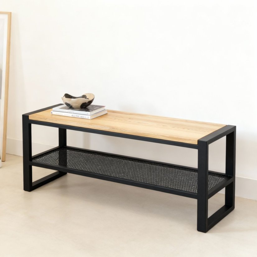 Botník Marino s masívnou dubovou doskou