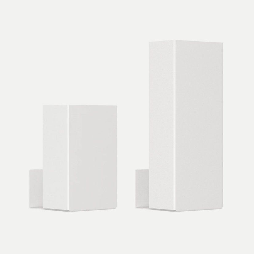 Kovový držiak na toaletný papier Amsterdam biely - Veľkosť: L