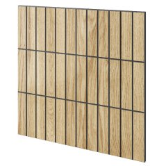 Designový obkladový panel s dubovou dýhou, vzor Barcelona, 60x60 cm