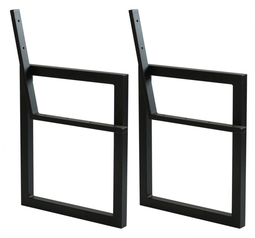 Sada kovových nôh záhradnej lavice