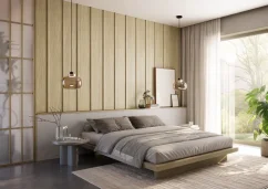 Designový obkladový panel Japandi, Evropský dub, 30x275 cm