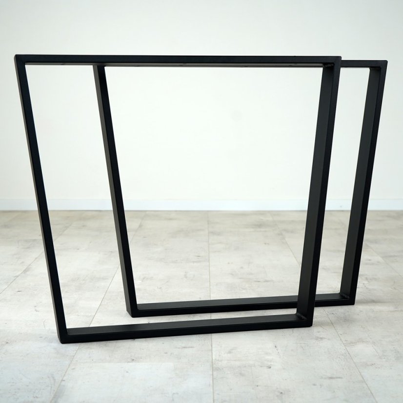 Sada kovových nôh "V" k jedálenskému stolu - Šírka: 600 mm