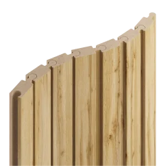 Obkladový panel PUZZLE pro zakřivené stěny, 4,6 x 275 cm, Dub Wotan