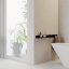 Kovová nástěnná police do koupelny Roma černá