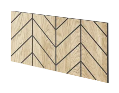 Designový obkladový panel s dubovou dýhou, vzor Versanne, 60x30 cm