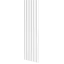 Designový panel s mikrolamelami, tvar Vik, bílý mat, 12x275 cm