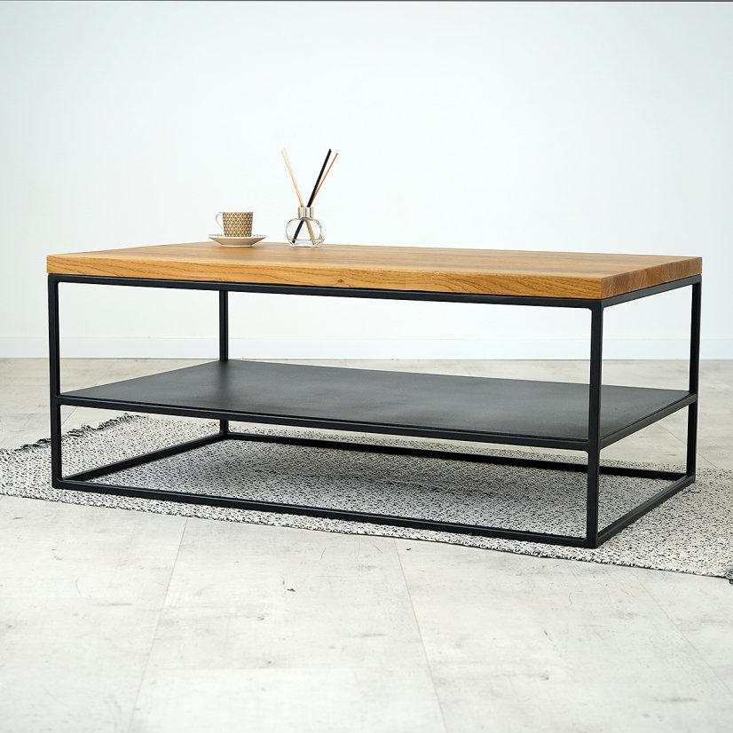 Kovová konštrukcia konferenčného stolíka Hollan - Rozmery konštrukcie: 650 x 650 mm, výška 370 mm