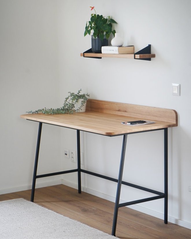 Nástenná polica z masívneho duba Dream