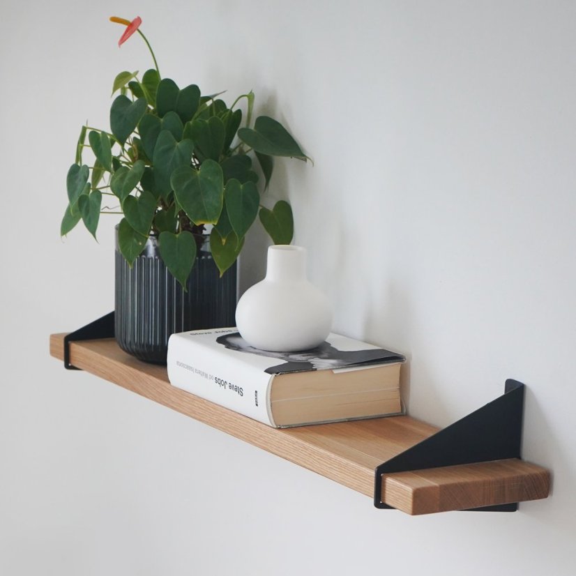 Nástenná polica z masívneho duba Dream