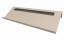 Nástenná kovová polica na topánky Torino pieskovo šedá - Veľkosť: L